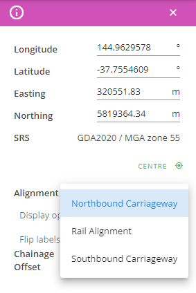 Select an alignment to query