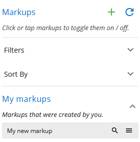 New markup appears