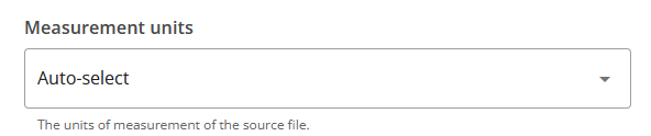 Specifying measurement units